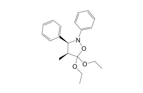 (3S,4S)-5,5-Diethoxy-4-methyl-2,3-diphenyl-isoxazolidine