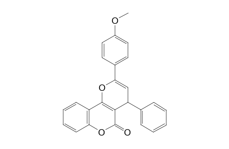 2-(4-methoxyphenyl)-4-phenylpyrano[3,2-c]chromen-5(4H)-one