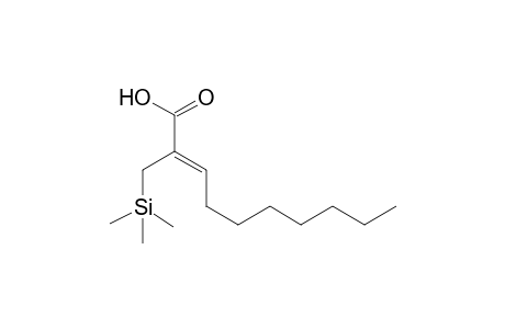 (2Z)-2-[(Trimethylsilyl)methyl]dec-2-enoic Acid