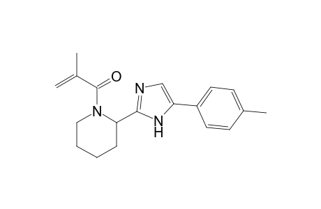 2-methyl-1-(2-(5-(p-tolyl)-1H-imidazol-2-yl)piperidin-1-yl)prop-2-en-1-one