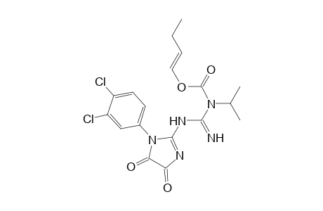 N-[1-(3,4-Dichlorophenyl)-4,5-dioxoimidazolidene-2-yl]-N-isopropyl-N-(1-butenyloxycarbonyl)-guanidine