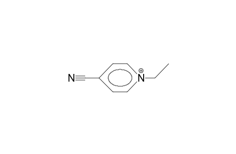 4-Cyano-1-ethyl-pyridinium cation