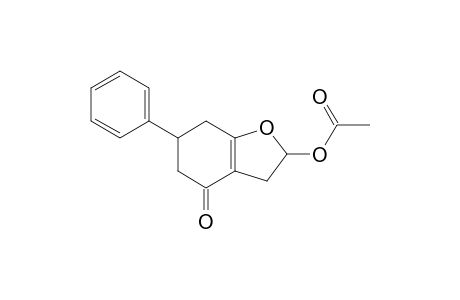2-Acetoxy-2,3,4,5,6,7-hexahydro-6-phenylbenzofuran-4-one