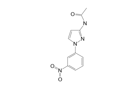 N-[1-(3-nitrophenyl)pyrazol-3-yl]acetamide