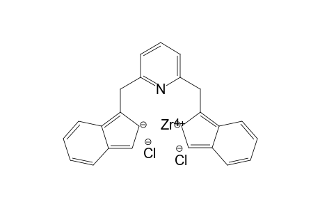 zirconium(IV) 1,1'-(pyridine-2,6-diylbis(methylene))bis(2H-inden-2-ide) dichloride