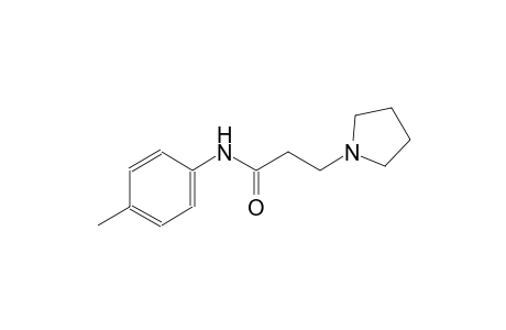 1-pyrrolidinepropanamide, N-(4-methylphenyl)-