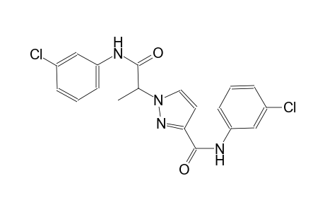 1H-pyrazole-1-acetamide, N-(3-chlorophenyl)-3-[[(3-chlorophenyl)amino]carbonyl]-alpha-methyl-
