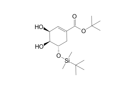 (3S,4S,5S)-5-[tert-butyl(dimethyl)silyl]oxy-3,4-dihydroxy-1-cyclohexenecarboxylic acid tert-butyl ester