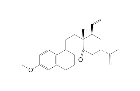 (2R,3R,5S)-5-Isopropenyl-2-{2-[6-methoxy-3,4-dihydro-2H-naphthalen-(1E)-ylidene]-ethyl}-2-methyl-3-vinyl-cyclohexanone
