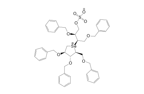 2,3,5-TRI-O-BENZYL-1,4-DIDEOXY-1,4-[[(2S,3S)-2,4-DI-(BENZYLOXY)-1-(SULFOXY)-BUT-3-YL]-EPISELENONIUMYLIDENE]-D-ARABINITOL-INNER-SALT