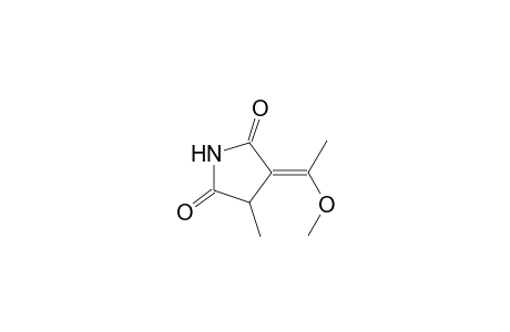 2,5-Pyrrolidinedione, 3-(1-methoxyethylidene)-4-methyl-, (E)-(.+-.)-