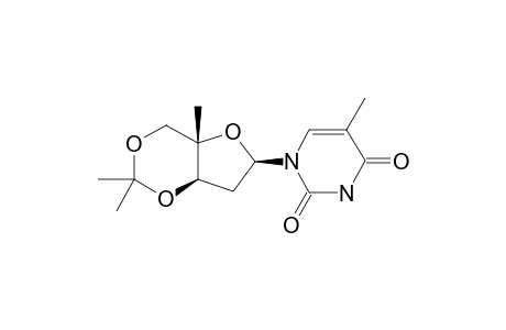 5-METHYL-1-[(4AS,6R,7AR)-2,2,4A-TRIMETHYLTETRAHYDROFURO-[3,2-D]-[1,3]-DIOXIN-6-YL]-1H-PYRIMIDINE-2,4-DIONE