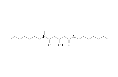 3-Hydroxy-pentanedioic acid, bis-(heptyl-methyl-amide)