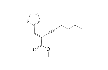 (2E)-2-(2-thenylidene)oct-3-ynoic acid methyl ester
