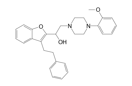 2-[4-(2-methoxyphenyl)piperazino]-1-(3-phenethylbenzofuran-2-yl)ethanol