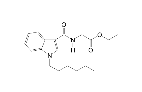 Ethyl ([(1-hexyl-1H-indol-3-yl)carbonyl]amino)acetate