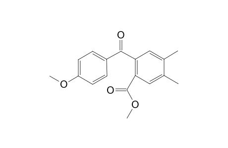 Methyl 2-(4-methoxybenzoyl)-4,5-dimethylbenzoate