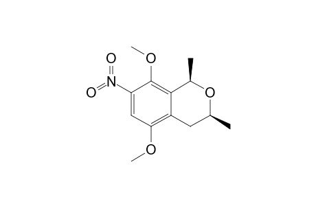 (1R,3S)-3,4-Dihydro-5,8-dimethoxy-1,3-dimethyl-7-nitro-1H-2-benzopyran