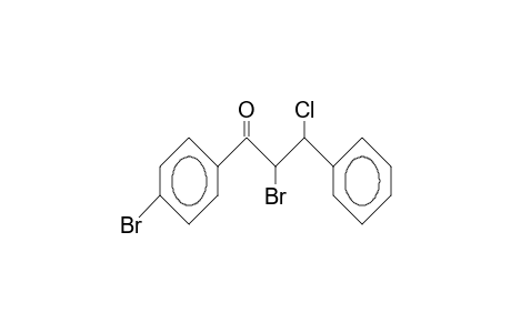erythro-2,4'-Dibromo-3-chloro-3-phenyl-propiophenone