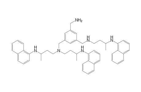 N,N',N"-tris[3-(1'-Naphthylamino)butyl]benzene-1,3,5-trimethanamine