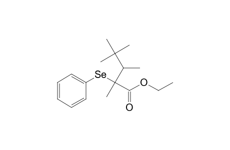 Ethyl 2,3,4,4-Tetramethyl-2-(phenylselenenyl)pentanoate