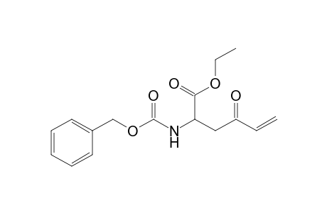 2-(benzyloxycarbonylamino)-4-keto-hex-5-enoic acid ethyl ester