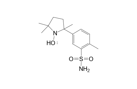 2,5,5-Trimethyl-2-(3-aminosulfonamido-4-methylphenyl)pyrrolidin-1-yl)oxy radicalmethyl ester