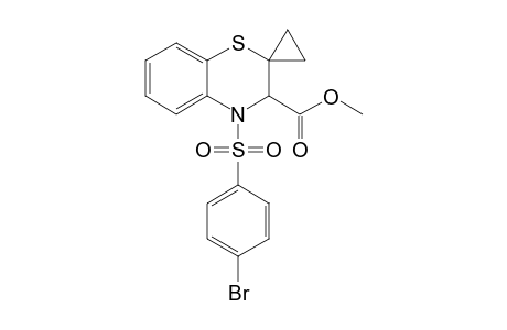 4-(4-bromophenyl)sulfonyl-3-spiro[3H-1,4-benzothiazine-2,1'-cyclopropane]carboxylic acid methyl ester