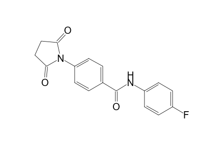 Benzamide, 4-(2,5-dioxo-1-pyrrolidinyl)-N-(4-fluorophenyl)-