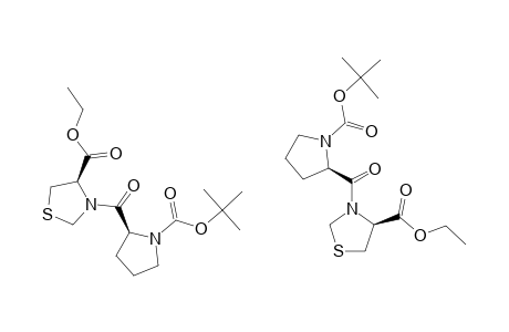 ETHYL-N-[(N-TERT.-BUTYLOXYCARBONYL)-L-PROL-2-YL]-L-THIAZOLIDINE-4-CARBOXYLATE