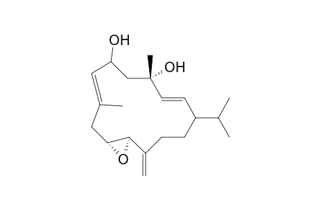 (10R,11R)-10,11-Epoxy-2,7,12(20)-cembatriene-4,6-diol