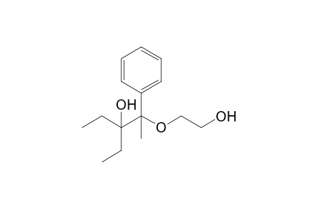 3-Ethyl-2-(2-hydroxyethoxy)-2-phenylpentan-3-ol