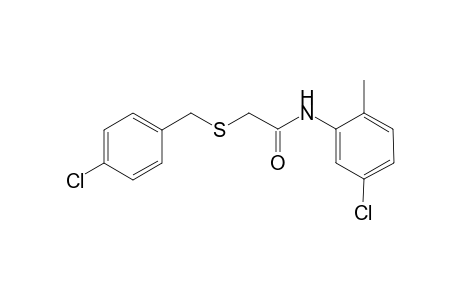Acetamide, 2-(4-chlorobenzylthio)-N-(3-chloro-6-methylphenyl)-