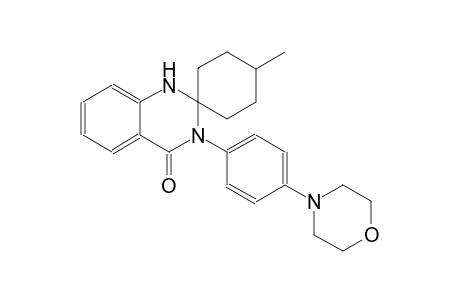 4-methyl-3'-(4-morpholinophenyl)-1'H-spiro[cyclohexane-1,2'-quinazolin]-4'(3'H)-one