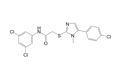 2-{[5-(p-chlorophenyl)-1-methylimidazol-2-yl]thio}-3',5'-dichloroacetanilide