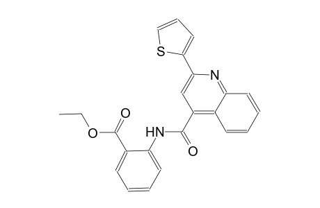 ethyl 2-({[2-(2-thienyl)-4-quinolinyl]carbonyl}amino)benzoate