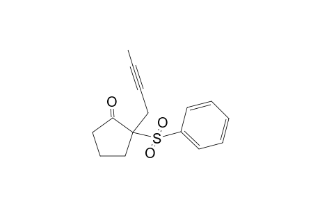 2-Phenylsulfonyl-2-but-2'-ynylcyclopentan-1-one