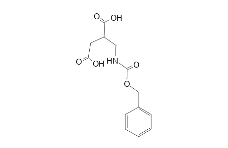 2-[N-(Benzyloxycarbonyl)aminomethyl]buta-1,4-dioic acid