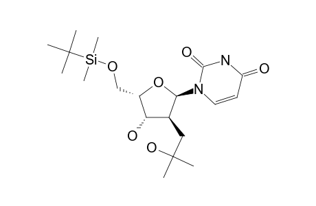 5'-O-(TERT.-BUTYLDIMETHYLSILYL)-2'-DEOXY-2'-ALPHA-C-(2-HYDROXY-2-METHYLPROPYL)-URIDINE