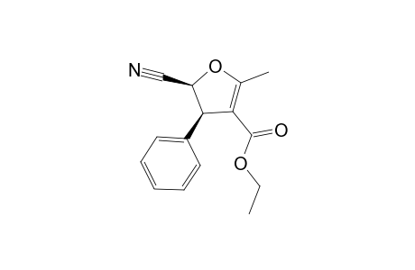 (2S,3R)-2-cyano-5-methyl-3-phenyl-2,3-dihydrofuran-4-carboxylic acid ethyl ester