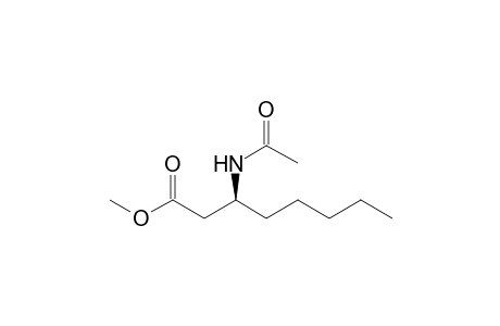 Methyl 3-D-acetamidooctanoate