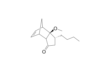 (5R,6R)-endo-5-n-Butyl-6-methoxy-endo-tricyclo[5.2.1.0(2,6)]dec-8-en-3-one