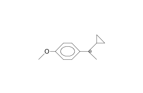 (4-Anisyl)-methyl-cyclopropyl-carbonium cation