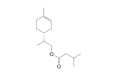 2-[(1R)-4-methyl-3-cyclohexen-1-yl]propyl-3-methylbutanoate