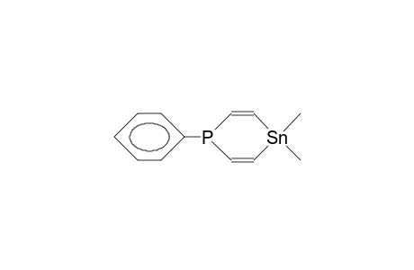 4,4-Dimethyl-1-phenyl-1.lambda./3/-phospha-4-stanna-2,5-cyclohexadiene