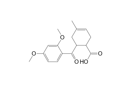2-(2,4-Dimethoxybenzoyl)-4-methyl-4-cyclohexenecarboxylic acid