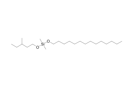 Silane, dimethyl(3-methylpentyloxy)tetradecyloxy-