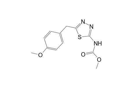 methyl 5-(4-methoxybenzyl)-1,3,4-thiadiazol-2-ylcarbamate