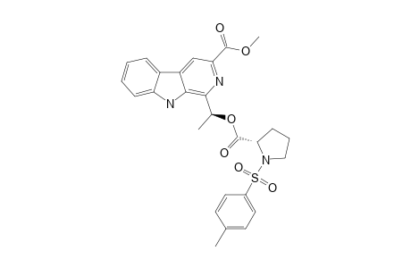 METHYL-[(S)-1-[(S)-1-TOSYLPYRROLIDINE-2-CARBONYLOXY]-ETHYL]-9H-PYRIDO-[3,4-B]-INDOLE-3-CARBOXYLATE