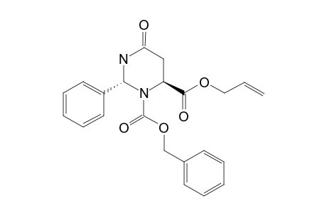 (2R,6S)-4-OXO-2-PHENYLTETRAHYDROPYRIMIDINE-1,6(2H)-DICARBOXYLIC-ACID-6-ALLYLESTER-1-BENZYLESTER